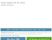 Tablet Screenshot of gites-saumur.fr